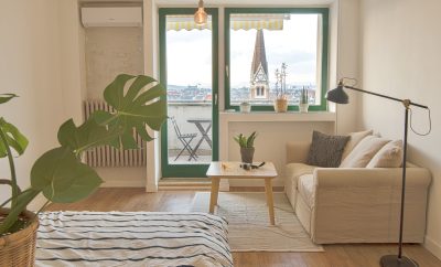 Bajza str. panorama-terrace studio