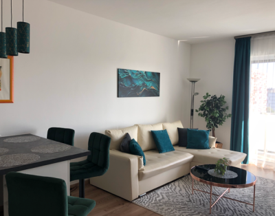 Béke sq. 1-bedroom balcony/garage